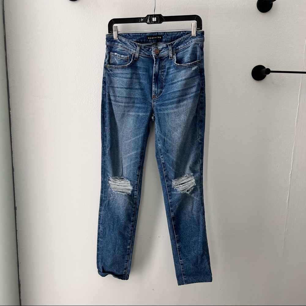 Monfrere Greyson Distressed Denim